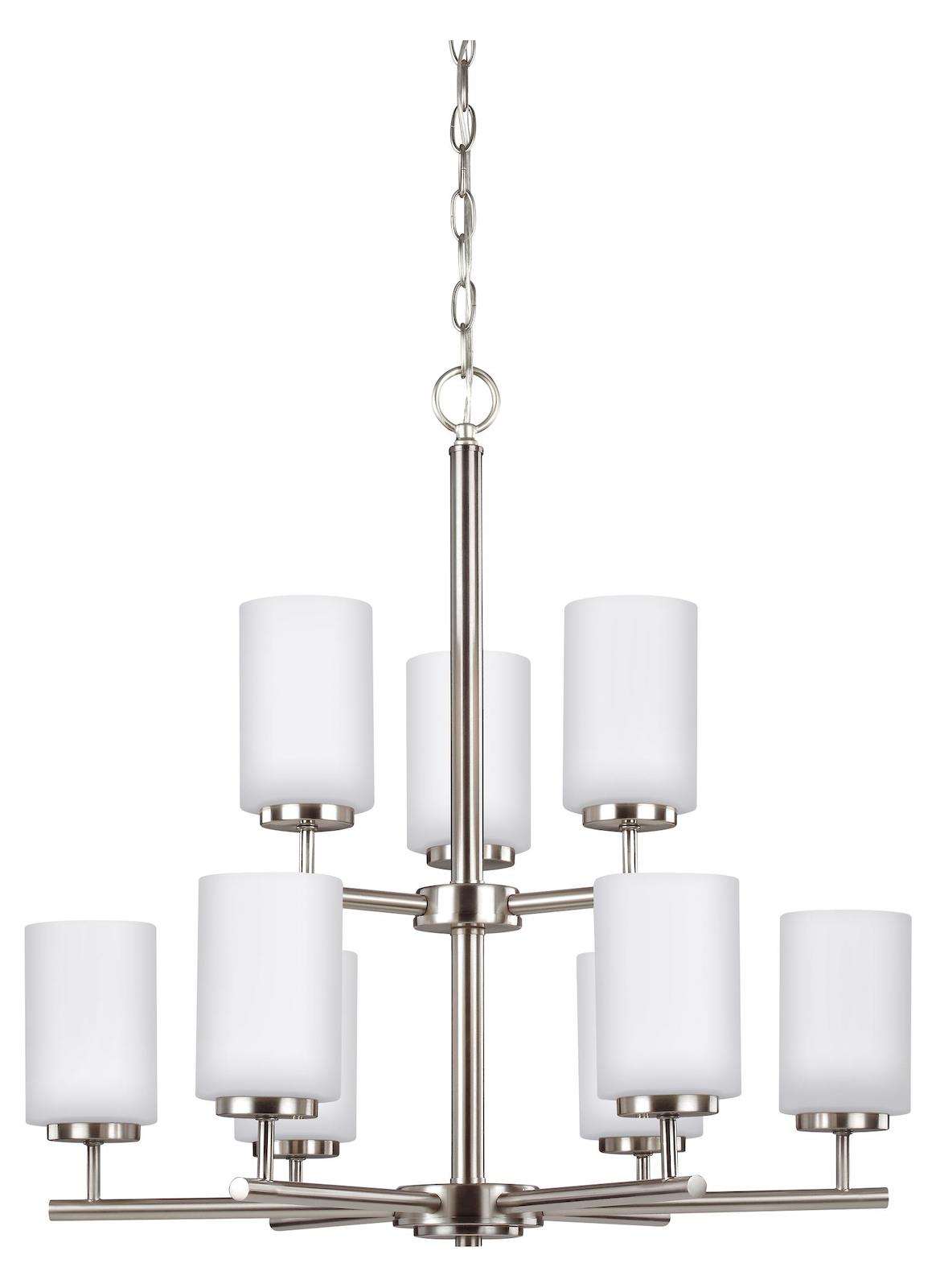 Nine Light Chandelier by Generation Lighting