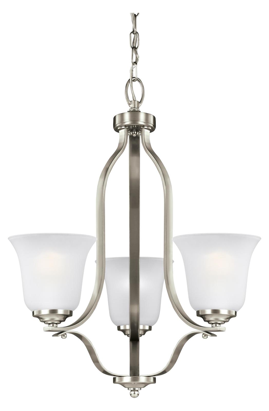 Three Light Chandelier by Generation Lighting