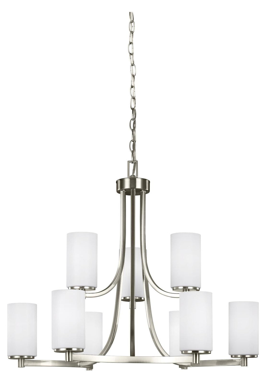 Nine Light Chandelier by Generation Lighting