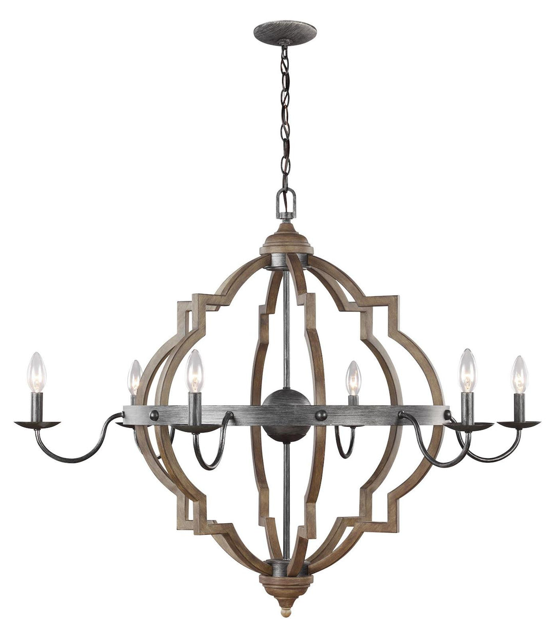 Six Light Chandelier by Generation Lighting