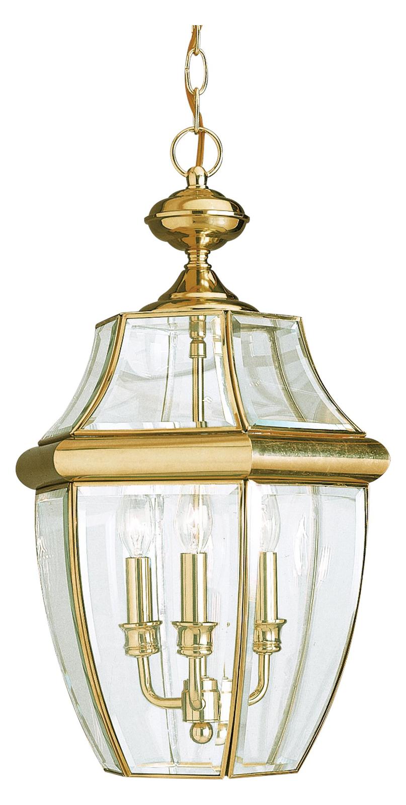 Three Light Outdoor Pendant by Generation Lighting