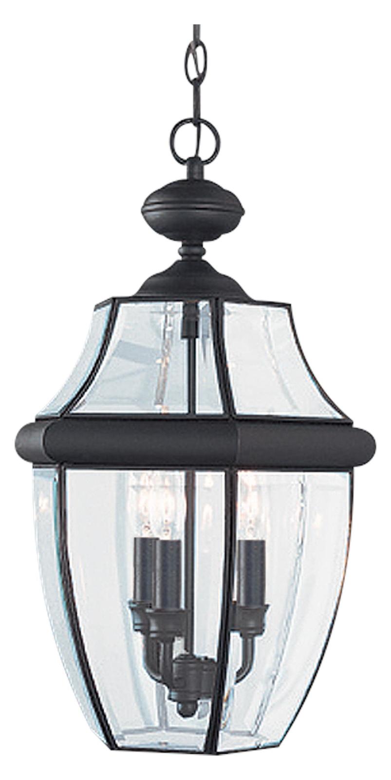 Three Light Outdoor Pendant by Generation Lighting