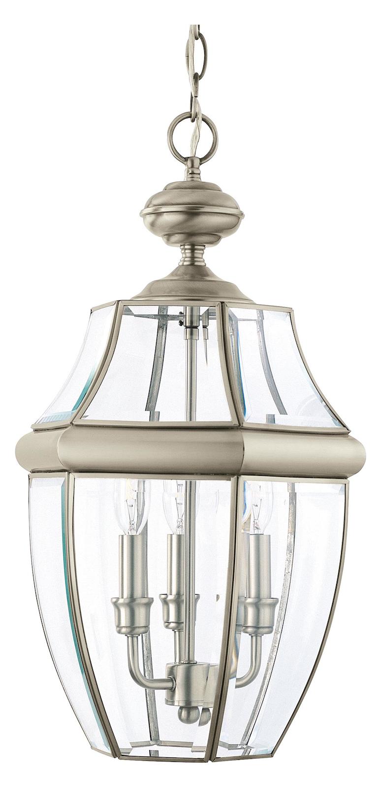 Three Light Outdoor Pendant by Generation Lighting