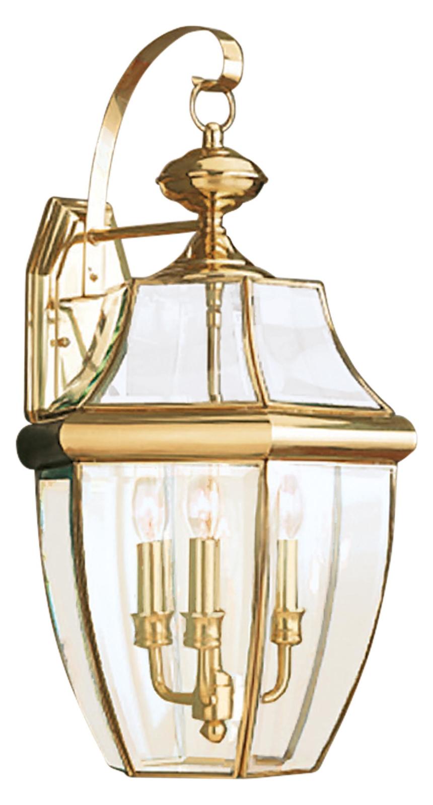 Three Light Outdoor Wall Lantern by Generation Lighting