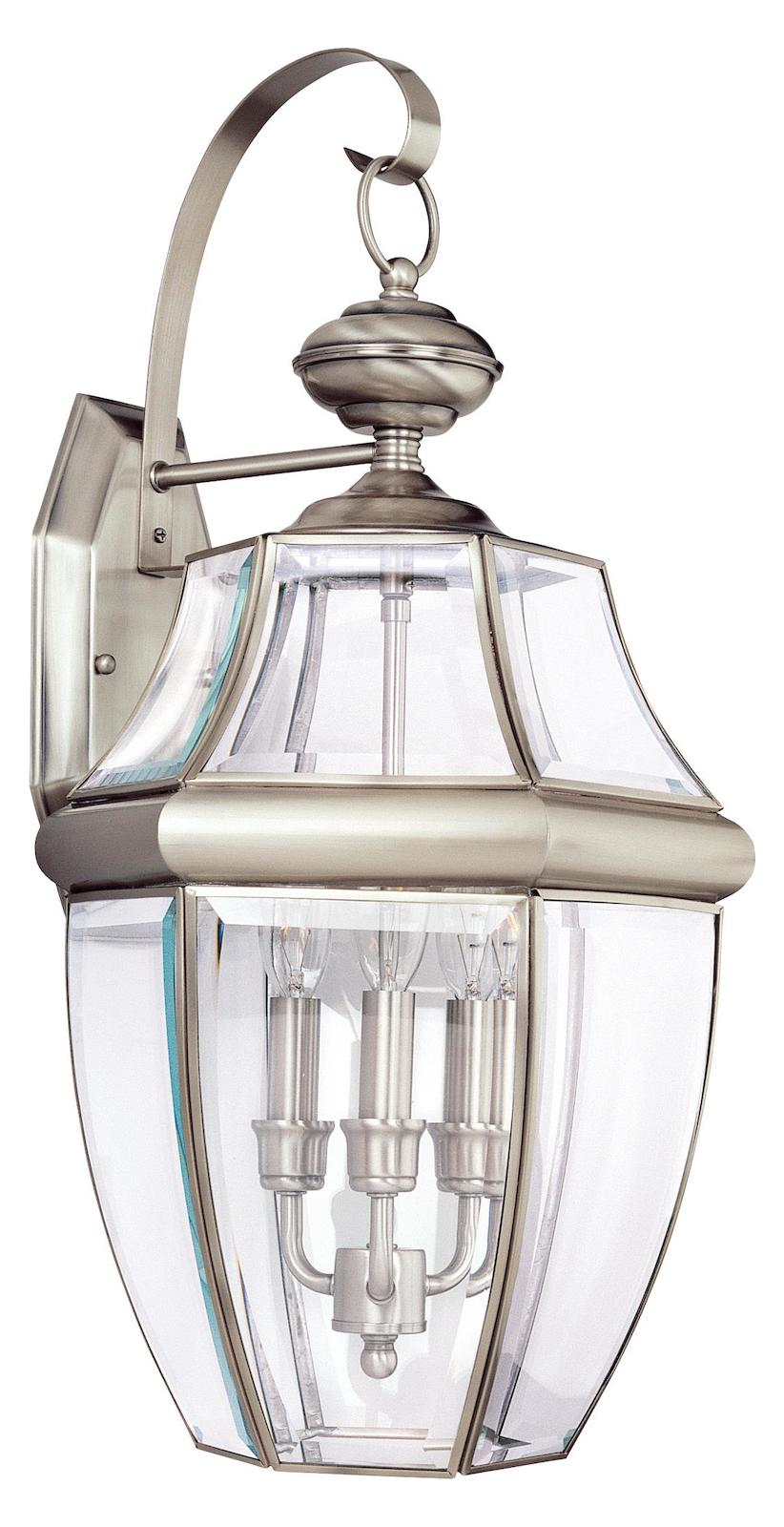 Three Light Outdoor Wall Lantern by Generation Lighting