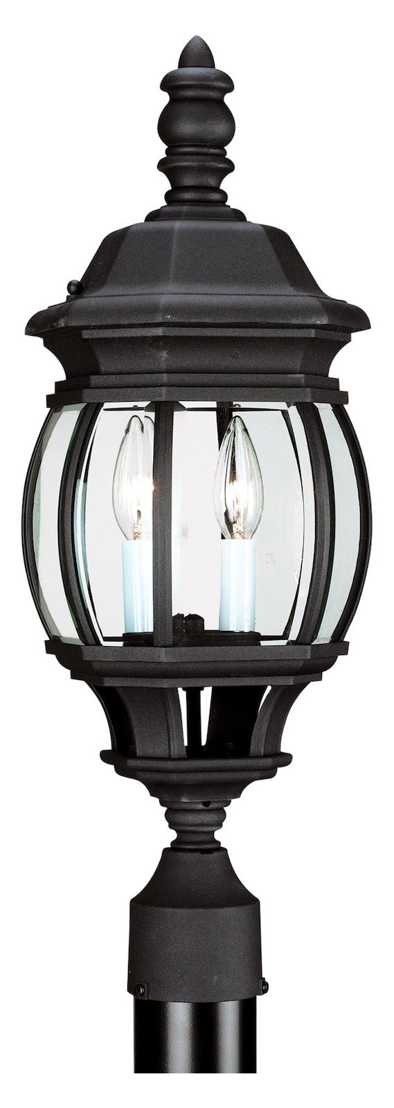 Two Light Outdoor Post Lantern by Generation Lighting