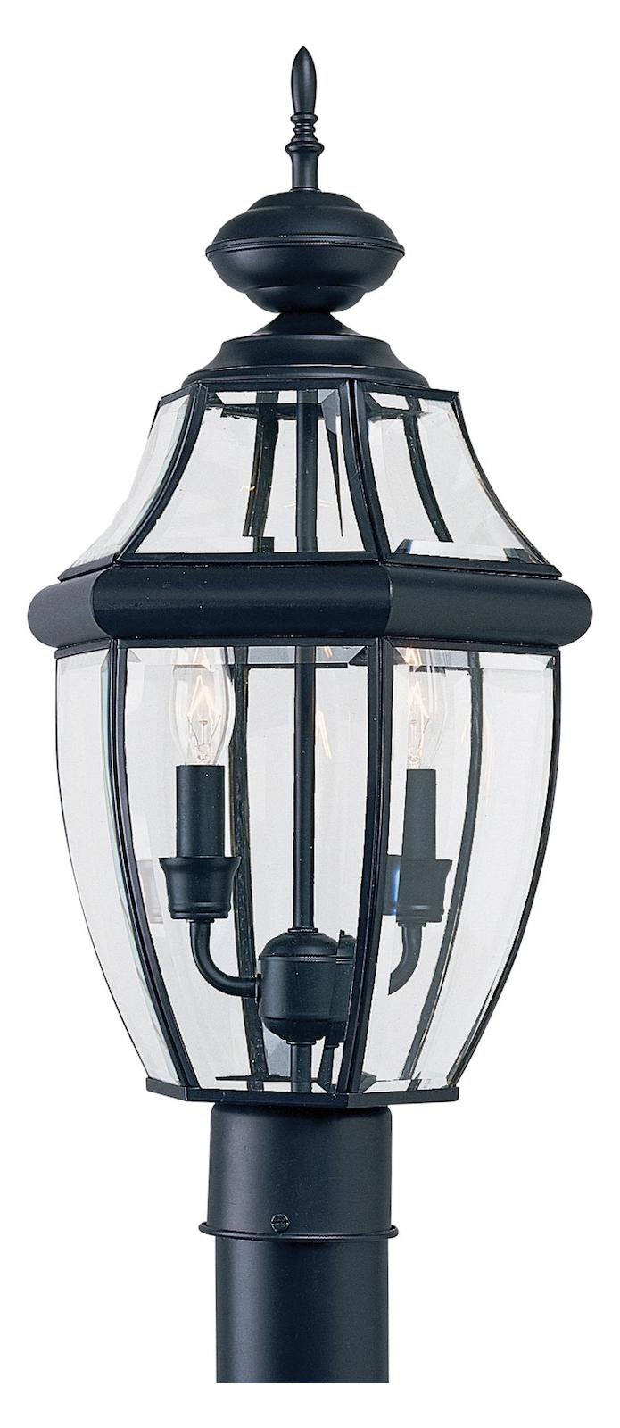 Two Light Outdoor Post Lantern by Generation Lighting