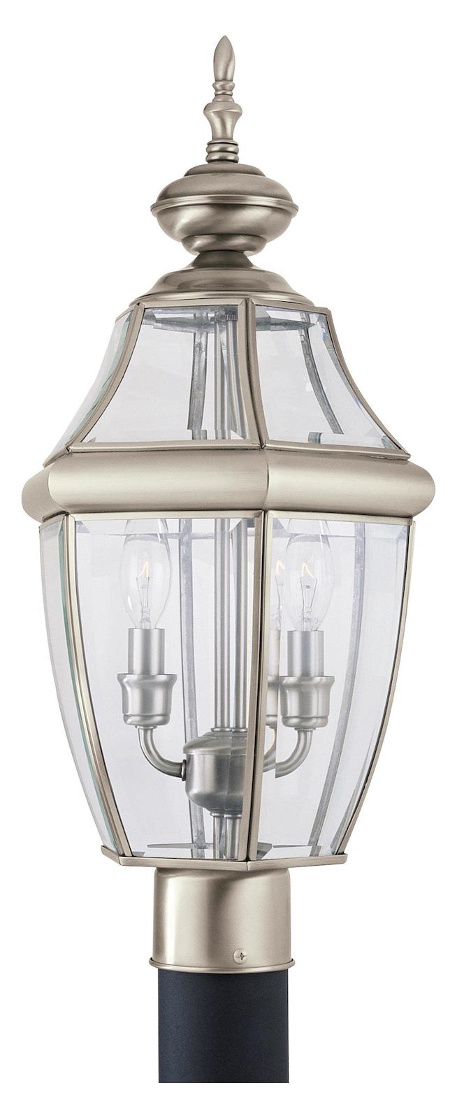Two Light Outdoor Post Lantern by Generation Lighting