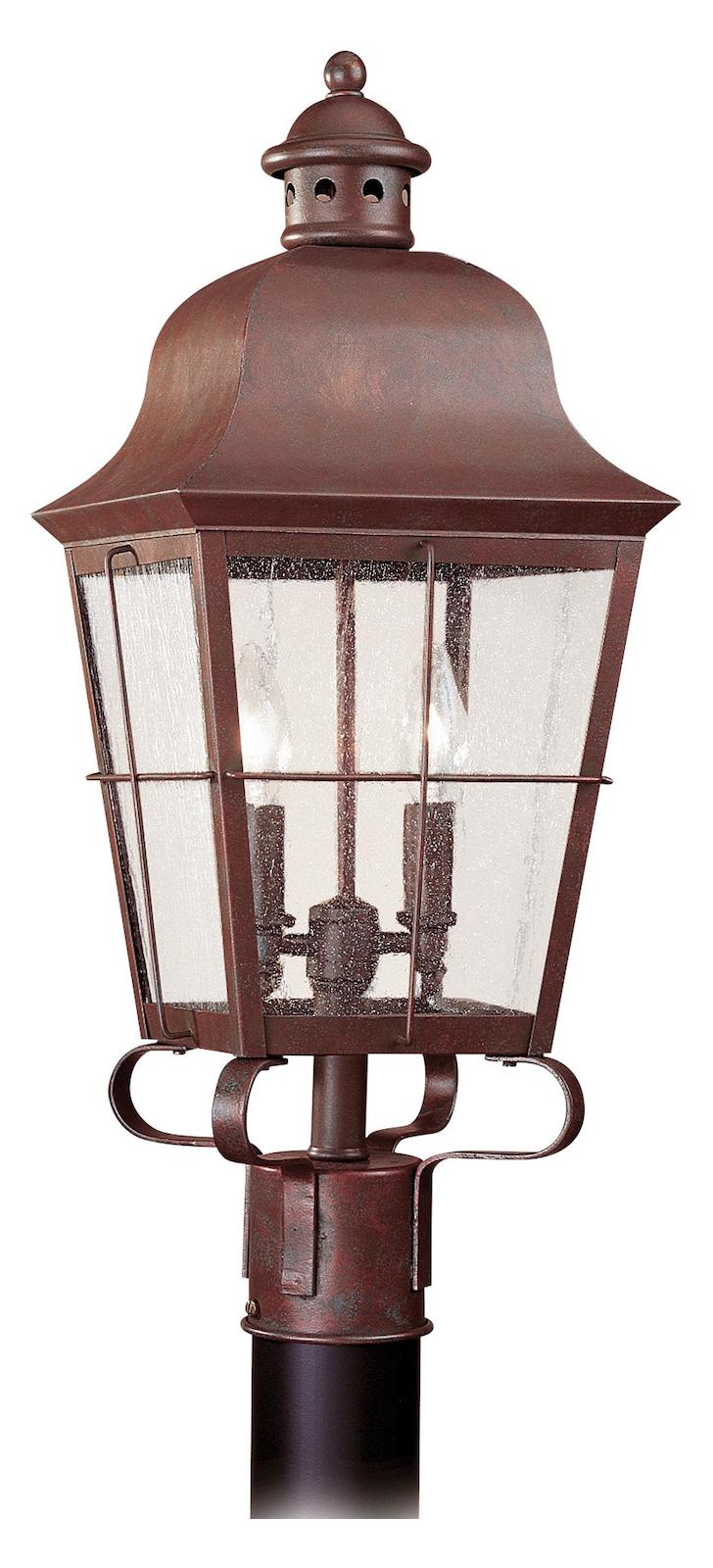 Two Light Outdoor Post Lantern by Generation Lighting