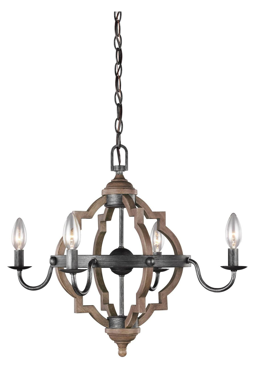 Four Light Chandelier by Generation Lighting