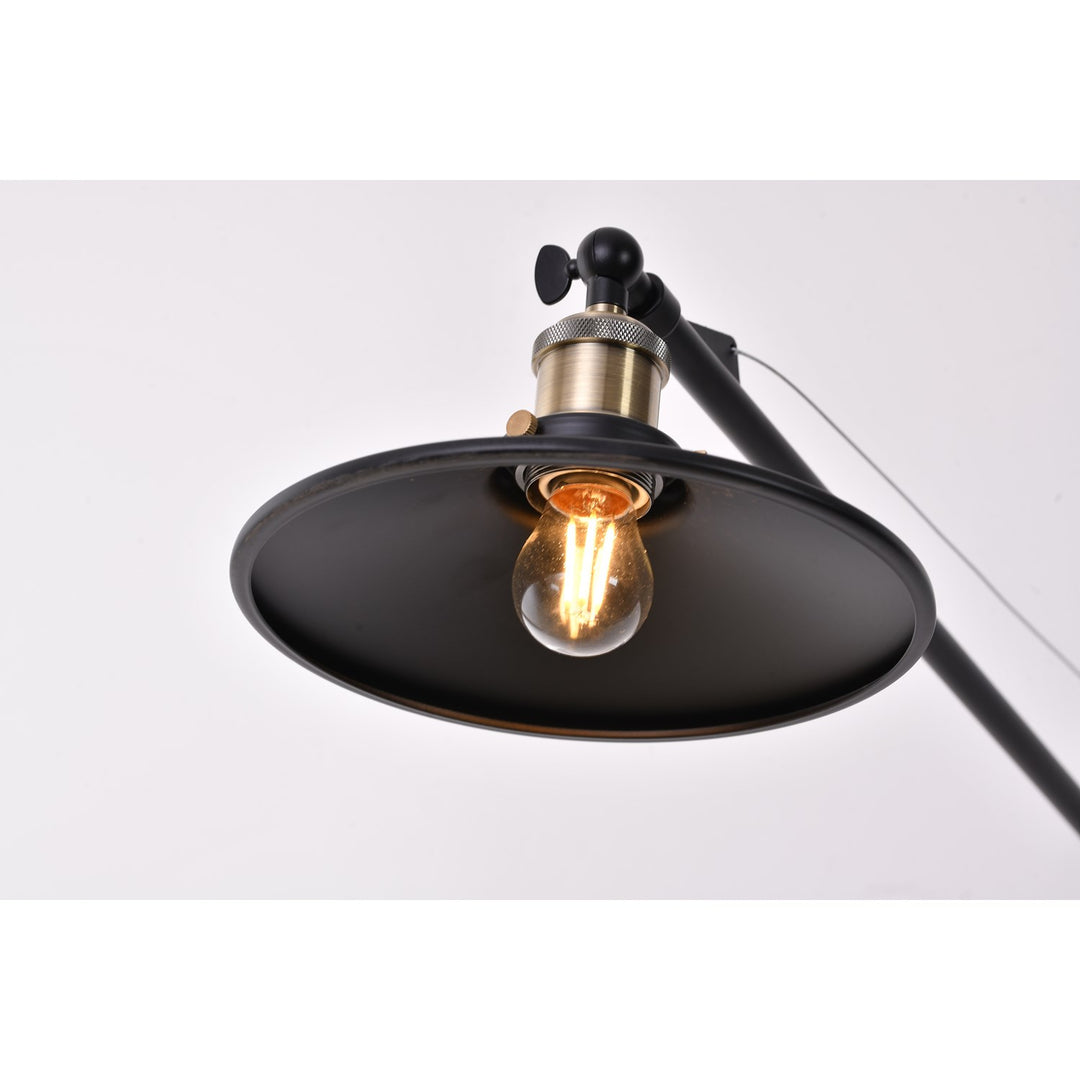 Black Metal Black Frame Light Fixture