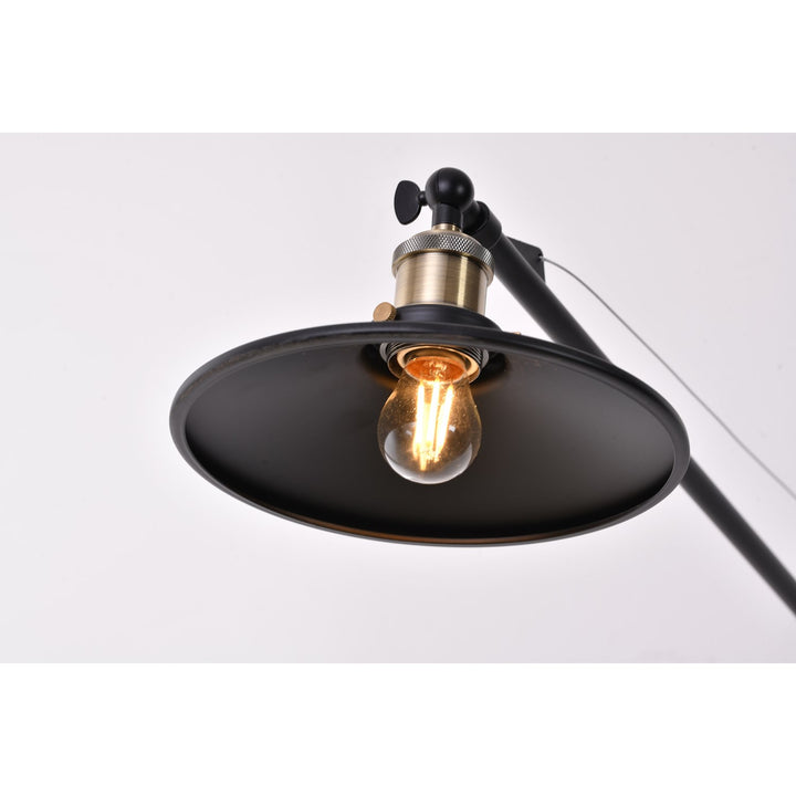 Black Metal Black Frame Light Fixture