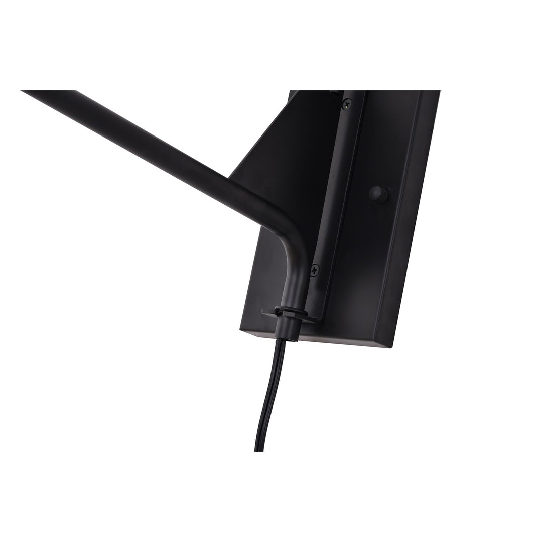 Black Metal Black Frame Light Fixture