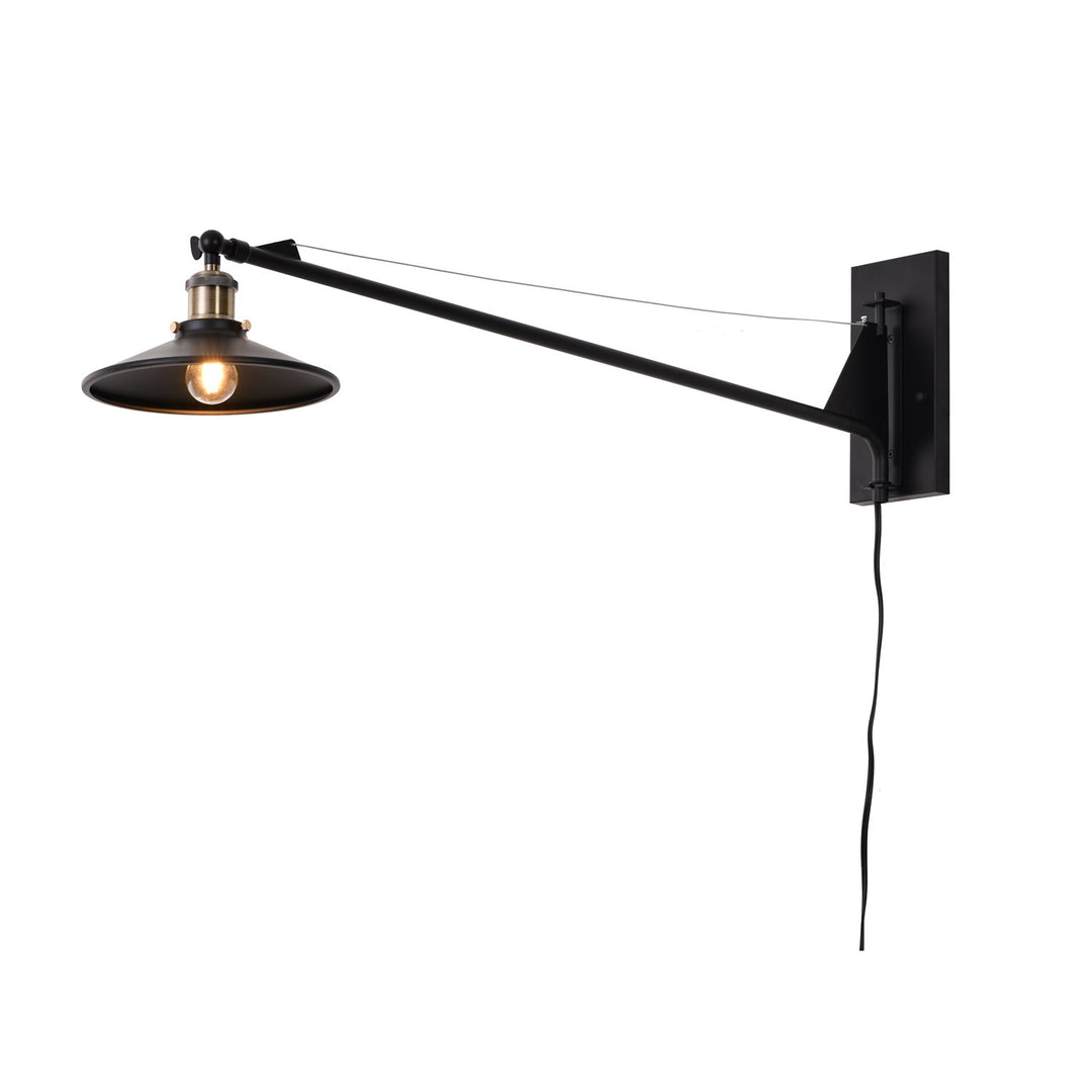 Black Metal Black Frame Light Fixture