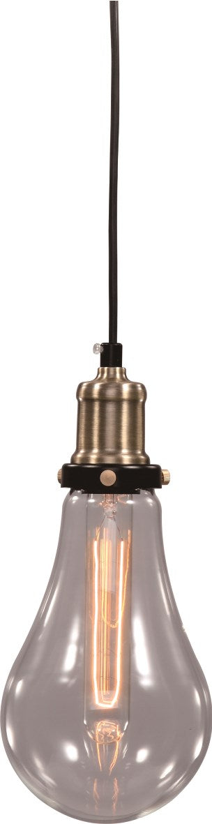 Black Metal Black Frame Light Fixture by Bethel