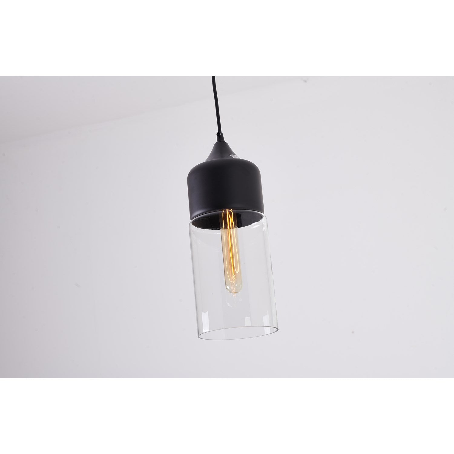 Black Metal Black Frame Light Fixture