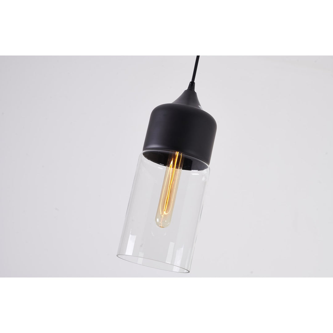 Black Metal Black Frame Light Fixture
