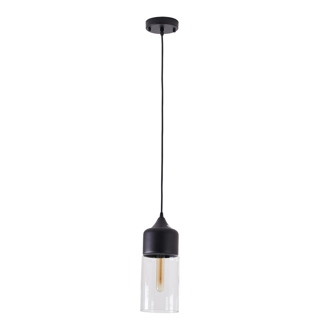 Black Metal Black Frame Light Fixture