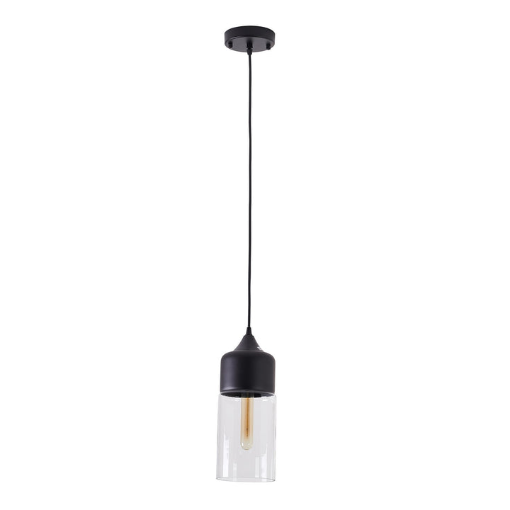 Black Metal Black Frame Light Fixture