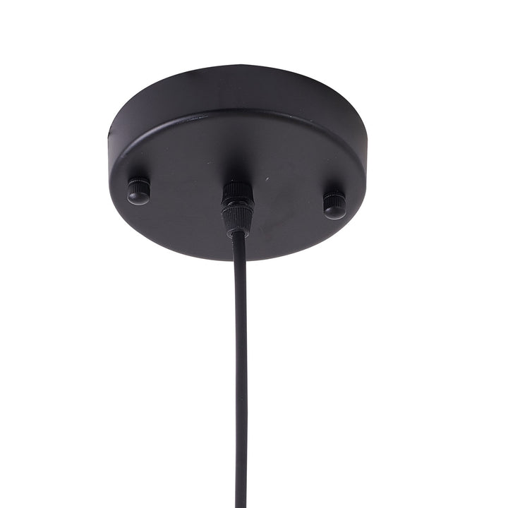 Black Metal Black Frame Light Fixture