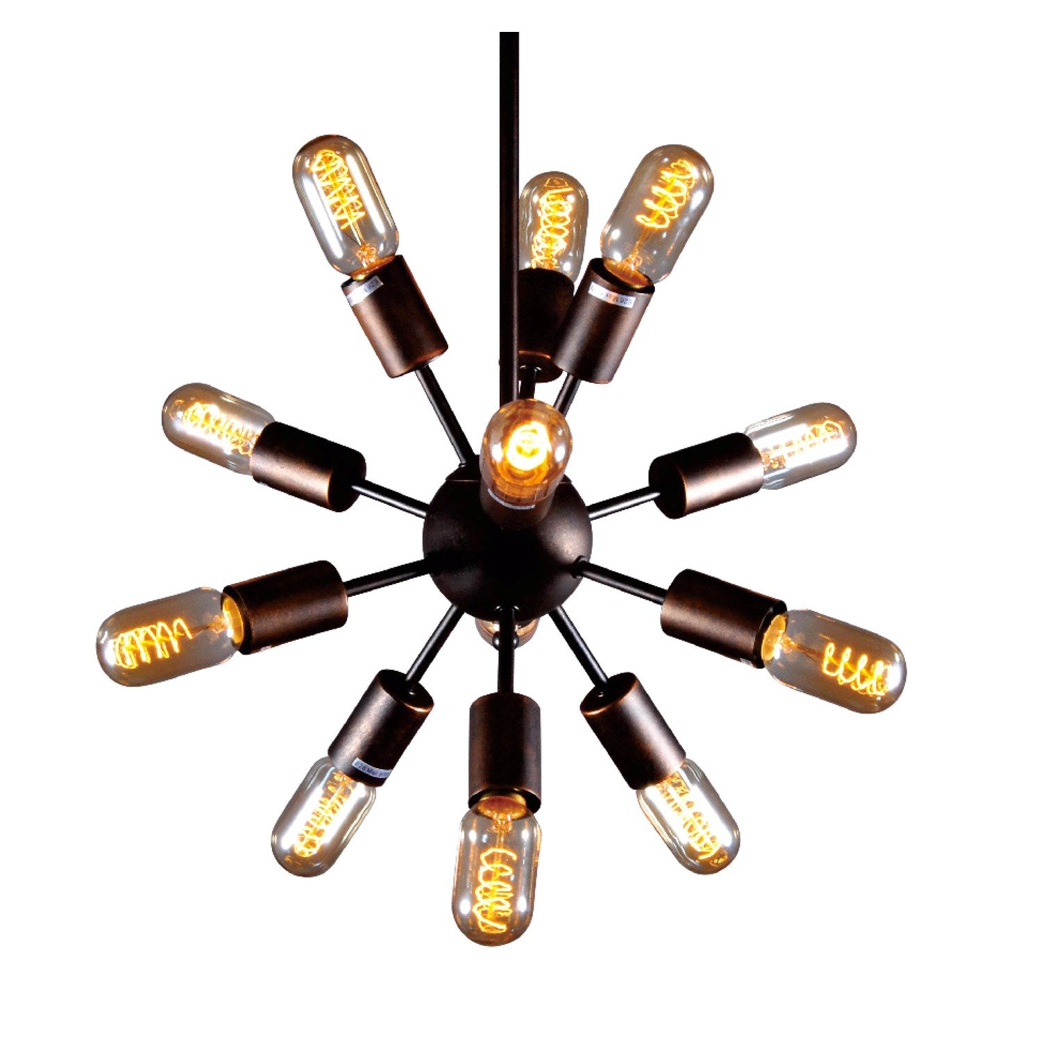 Chrome Arm Spike Chrome Frame Light Fixture