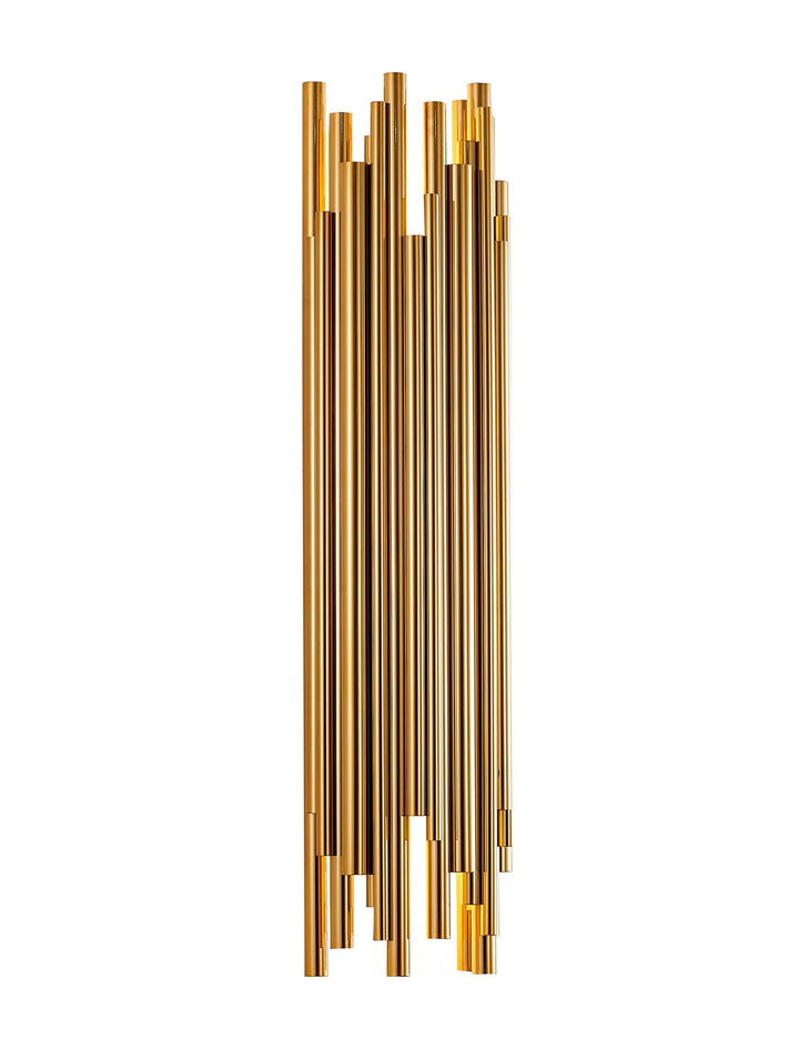 Stainless Steel Gold Frame Light Fixture