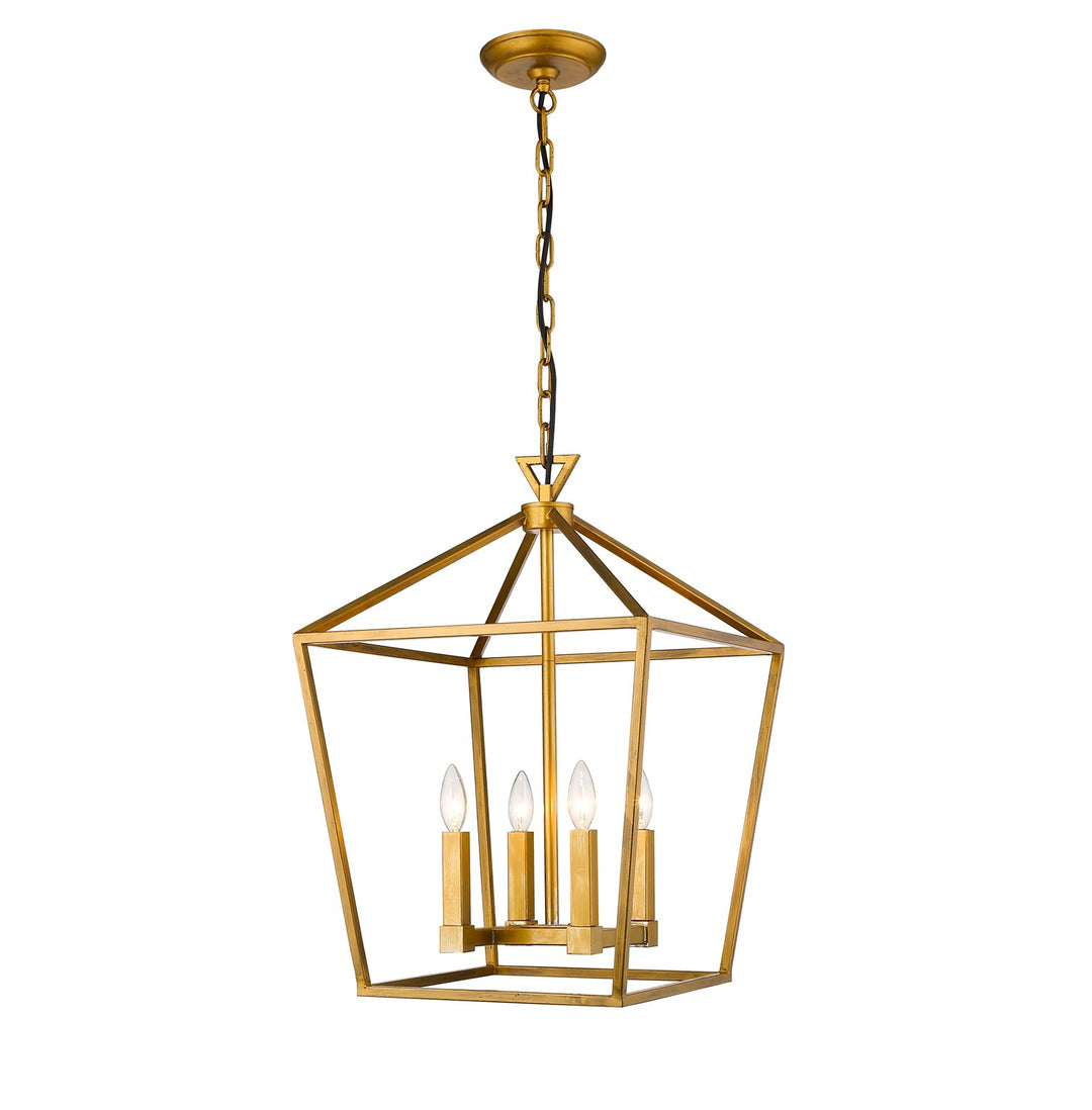 Candle Lights Shiny Nickel Metal Light Fixture