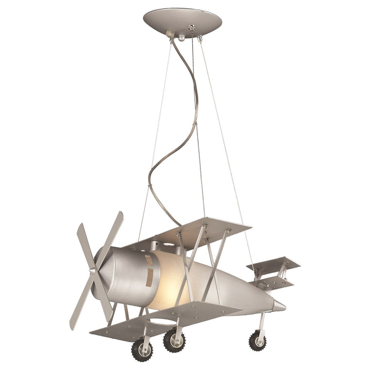 Clear Glass And Plastic Chrome Metal Light Fixture by Bethel