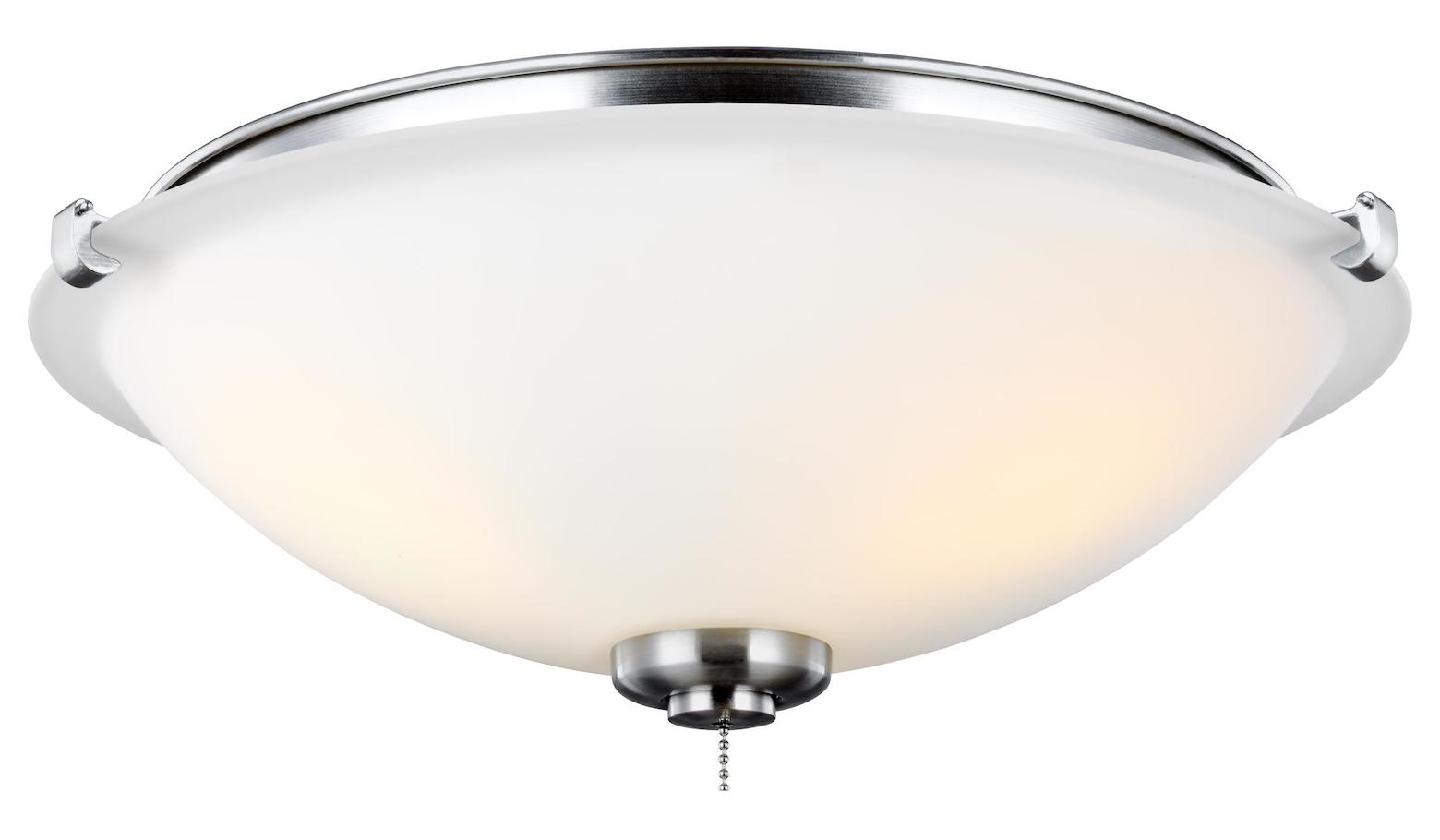 3 - Light Led Light Kit - Brushed Steel by VC Fan Collection
