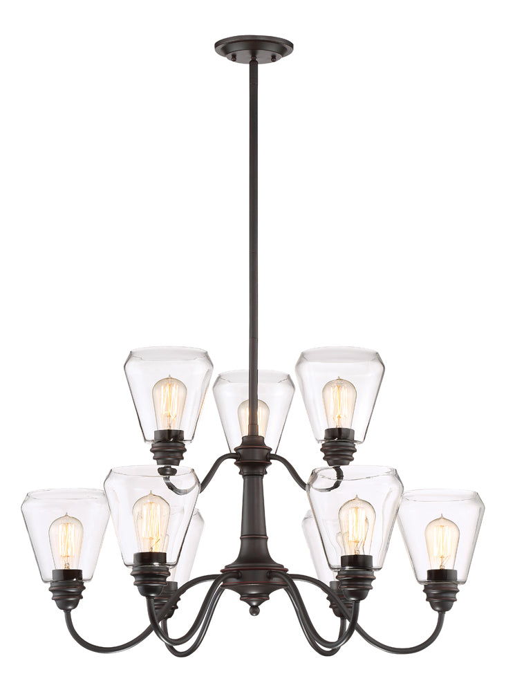 9 Light Chandelier by Designers Fountain