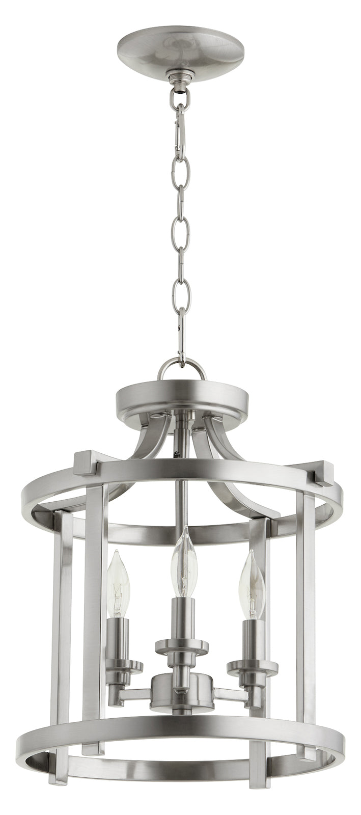 3Lt Dl Mt Satin Nickel by Quorum