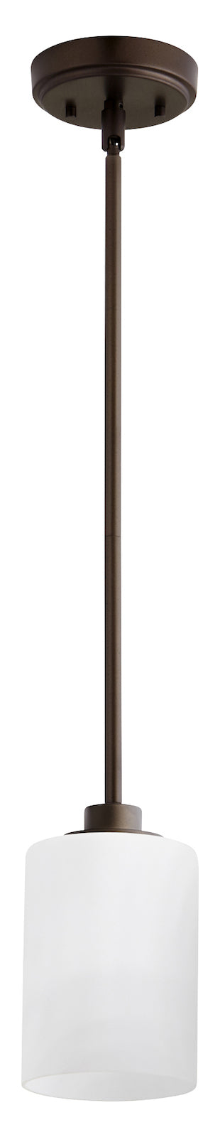 Mini Pend Oiled Bronze by Quorum