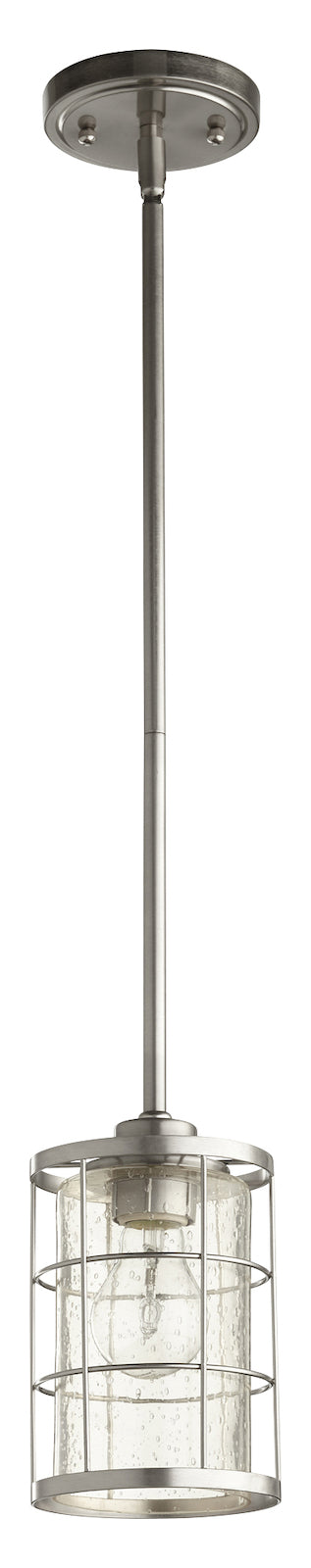 1Lt Pend Satin Nickel by Quorum