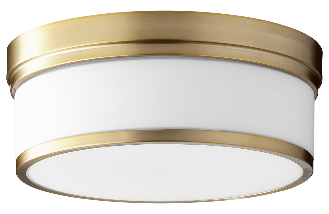 14In. Cmnt Aged Brass by Quorum