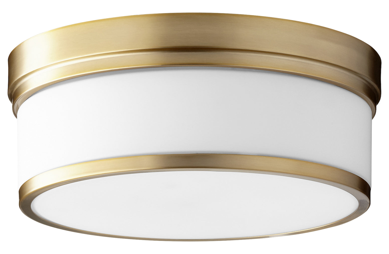 14In. Cmnt Aged Brass by Quorum