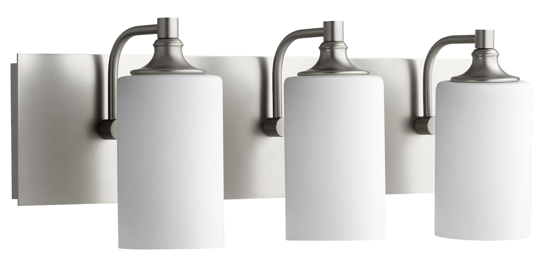 3Lt Vanity Satin Nickel by Quorum