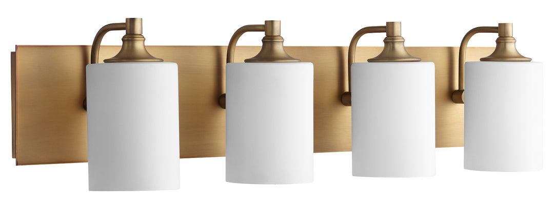 4Lt Vanity Aged Brass by Quorum