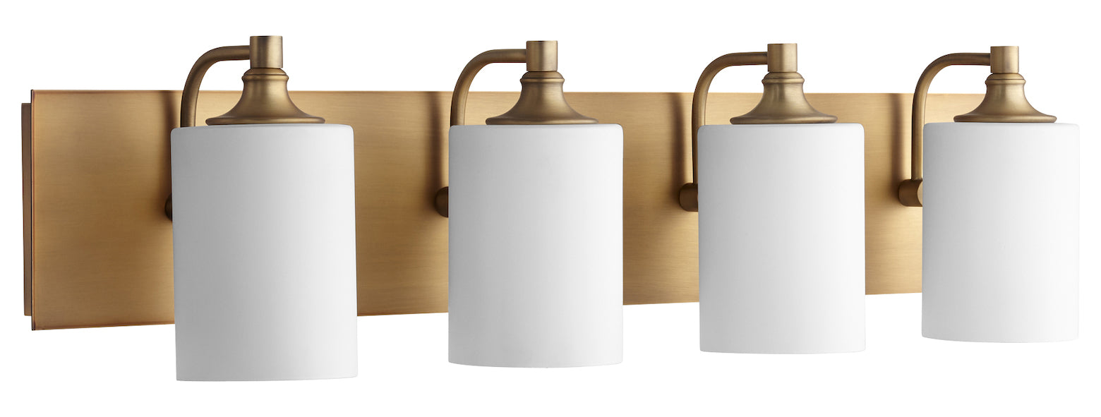 4Lt Vanity Aged Brass by Quorum