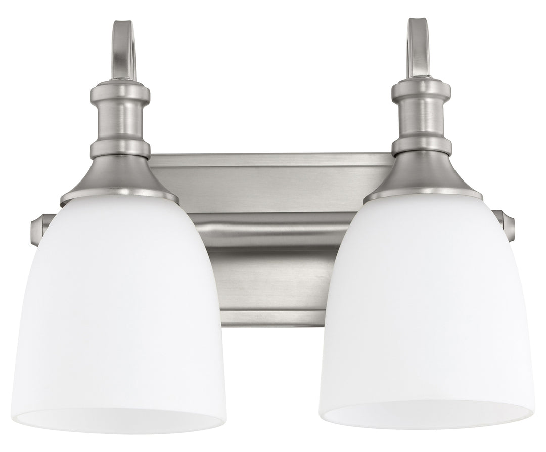 2Lt Vanity Satin Nickel by Quorum