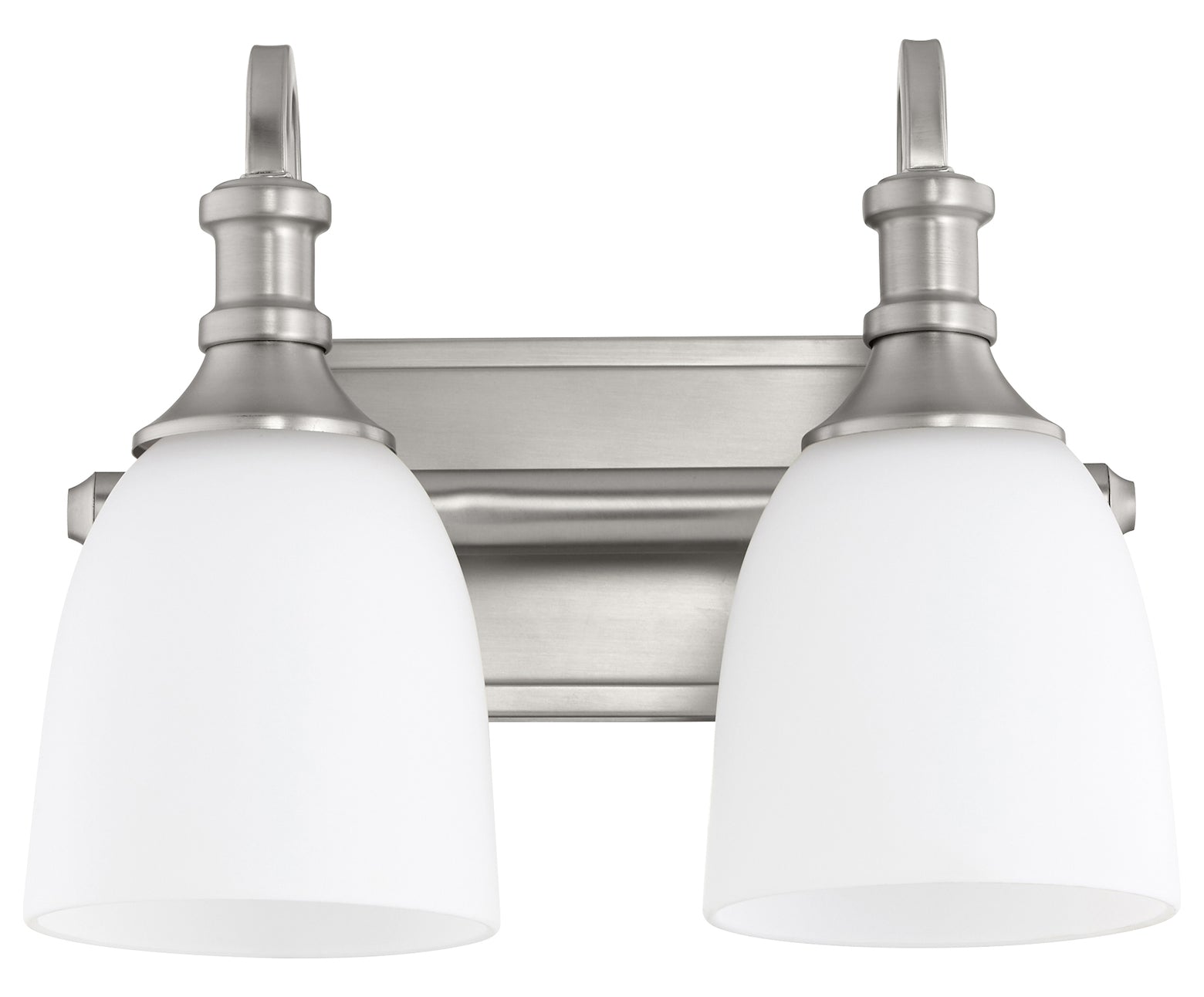 2Lt Vanity Satin Nickel by Quorum
