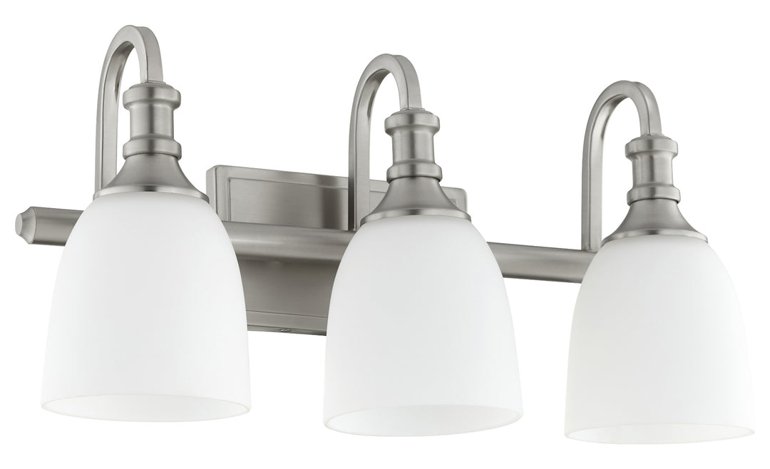 3Lt Vanity Satin Nickel by Quorum