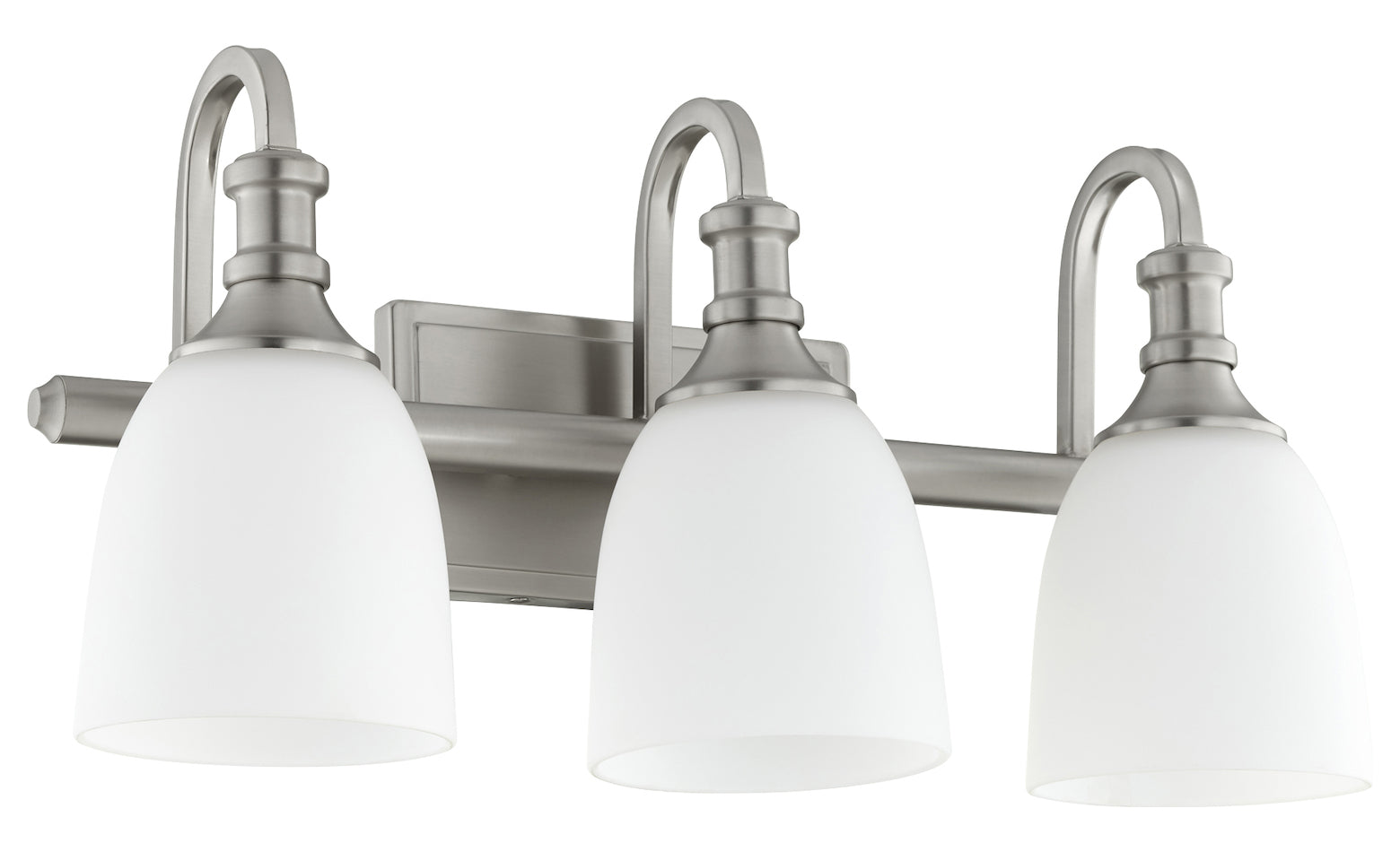 3Lt Vanity Satin Nickel by Quorum