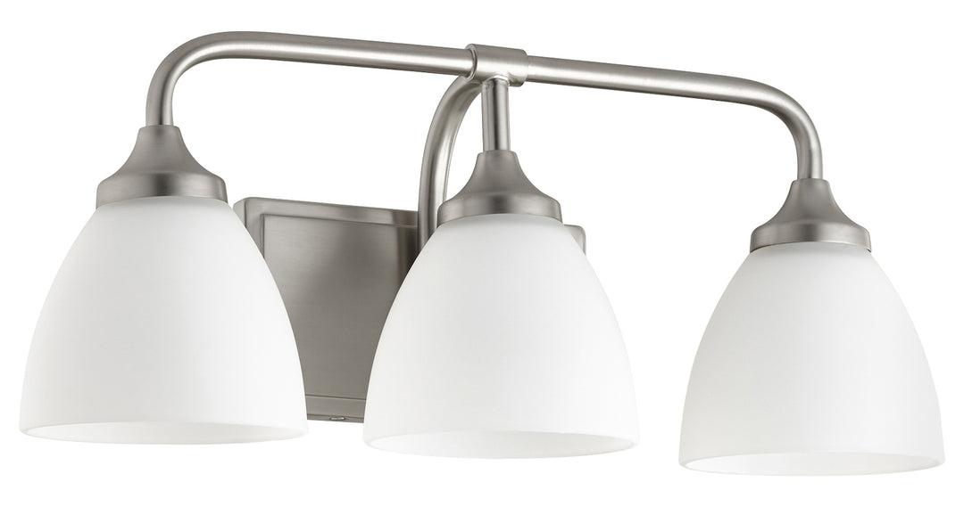 3Lt Vanity Satin Nickel by Quorum