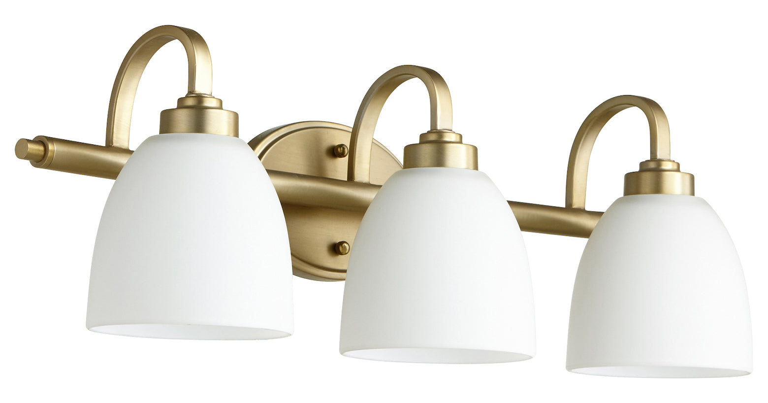 3Lt Vanity Aged Brass by Quorum