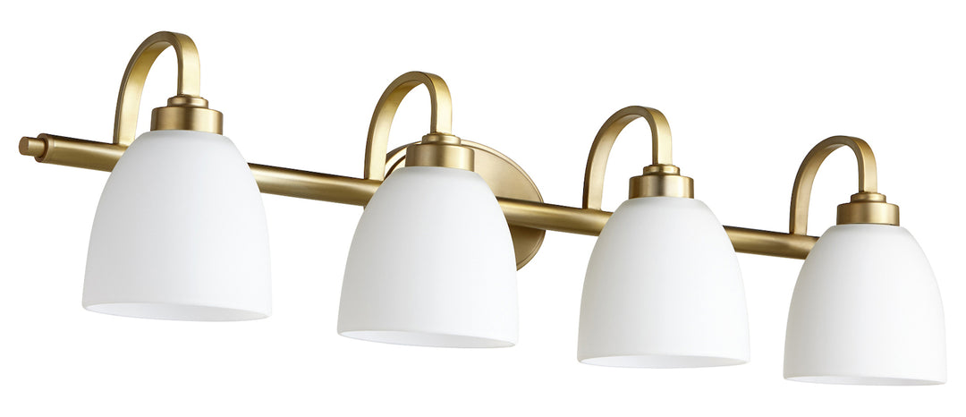 4Lt Vanity Aged Brass by Quorum