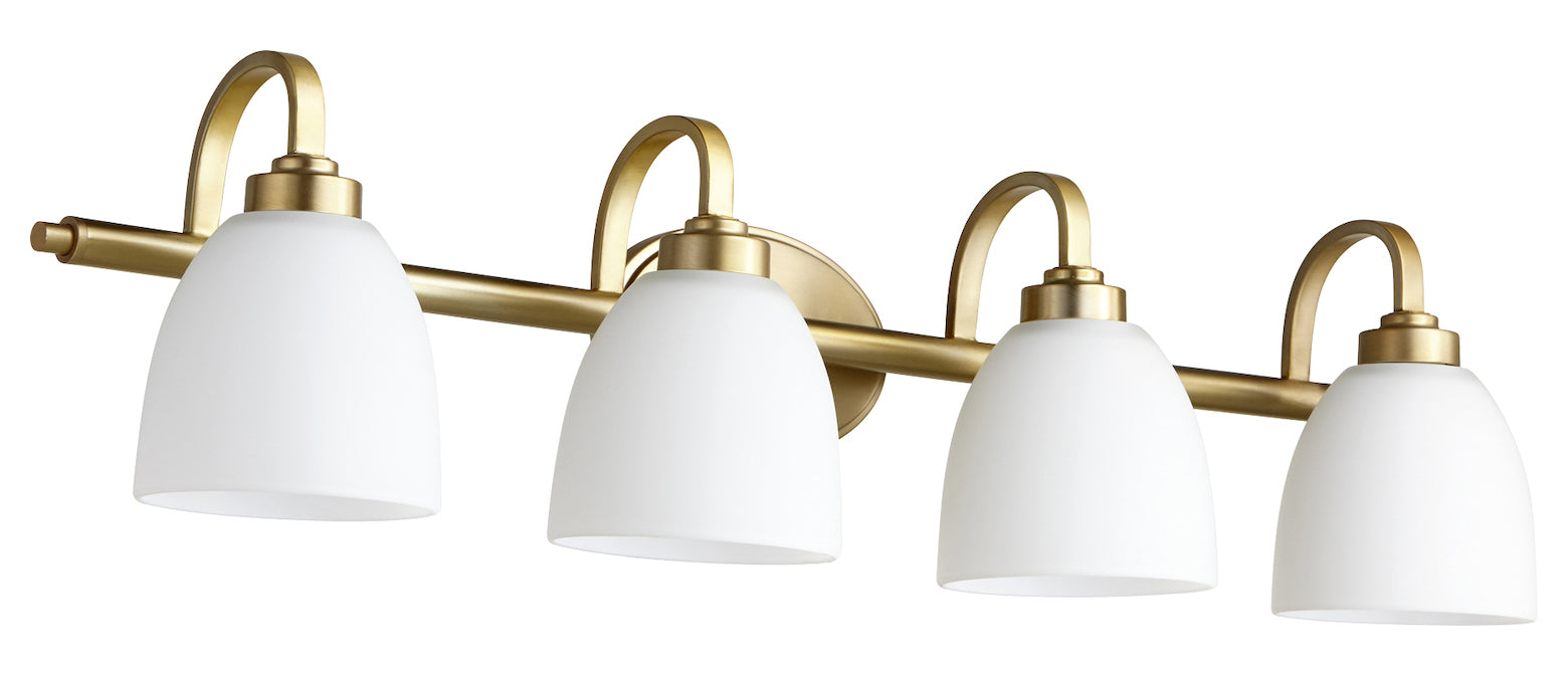 4Lt Vanity Aged Brass by Quorum