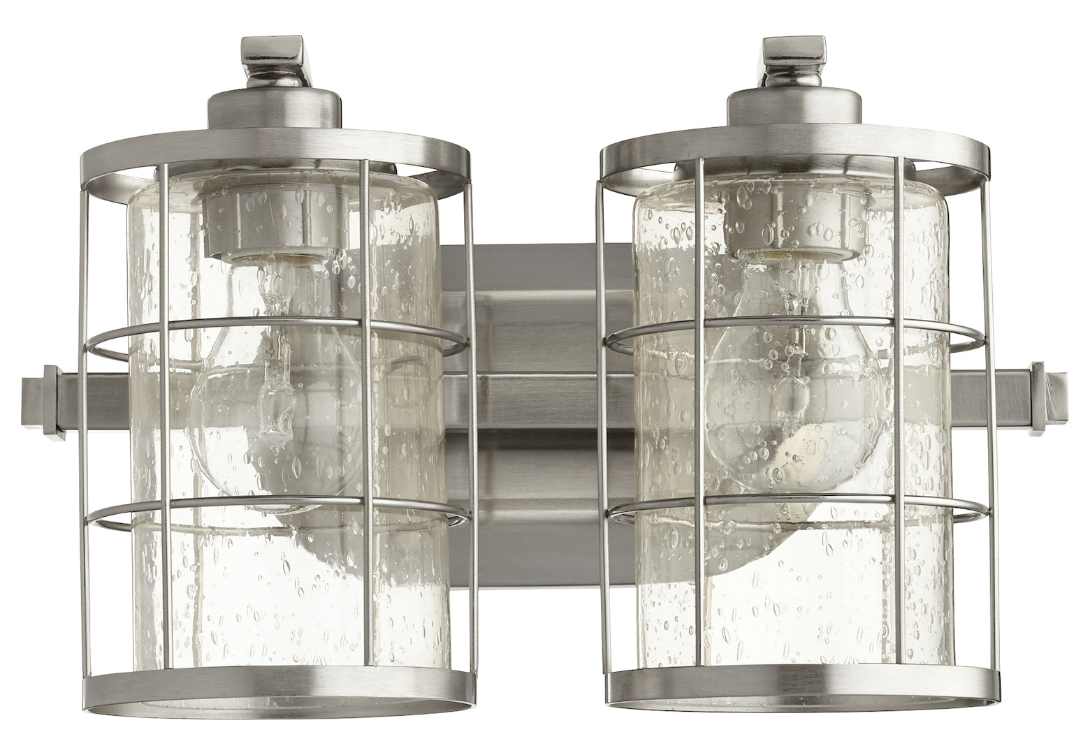 2Lt Vanity Satin Nickel by Quorum