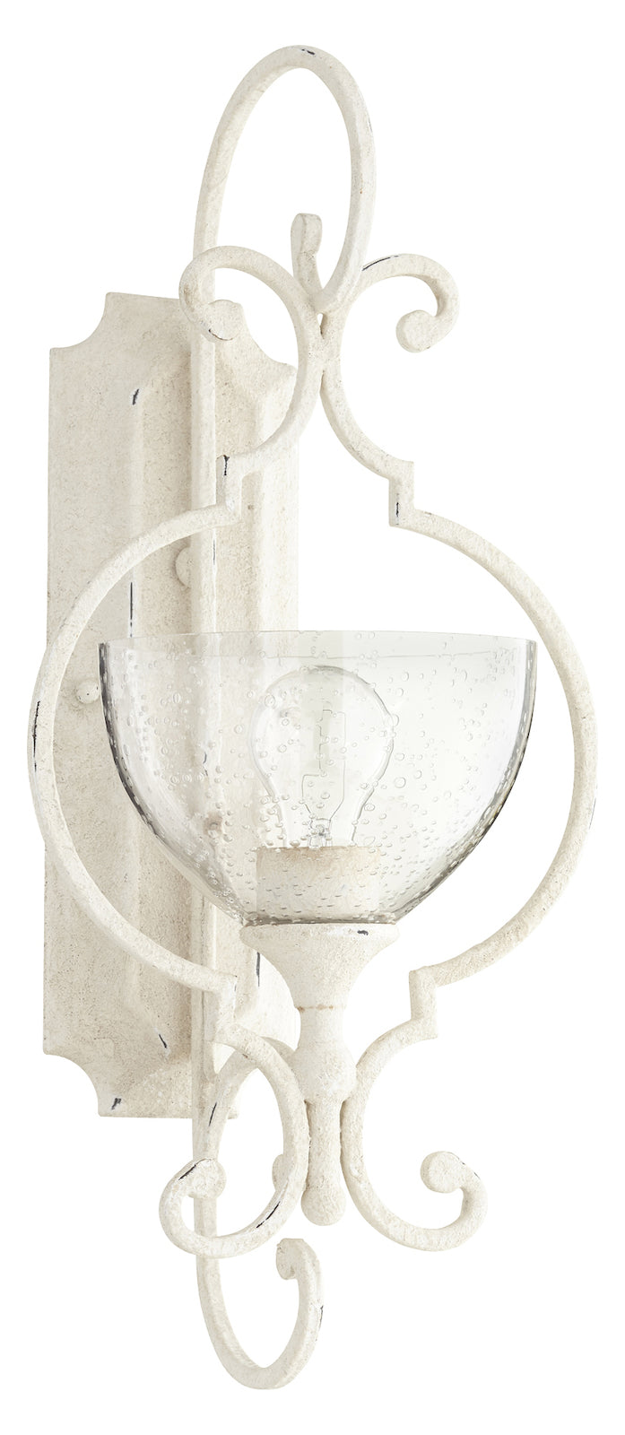 1Lt Wall Mt Persian White by Quorum