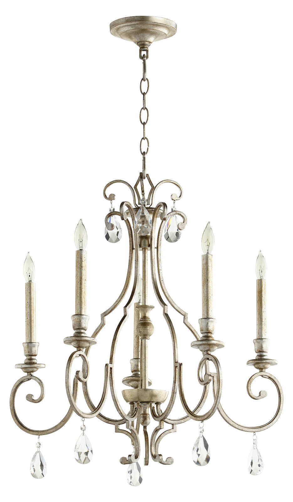 5Lt Chand Aged Silver Leaf by Quorum