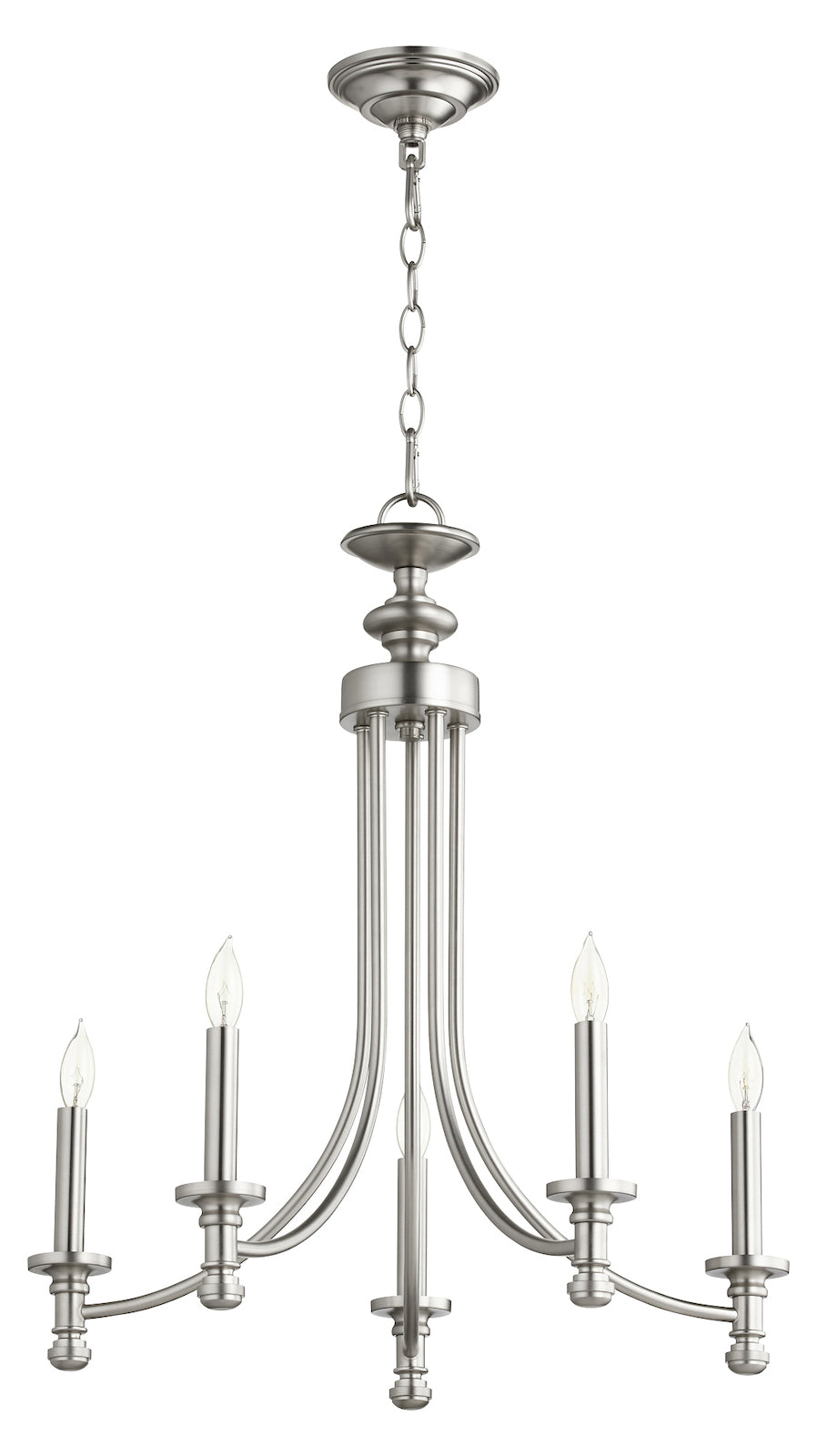 5Lt Cand Satin Nickel by Quorum